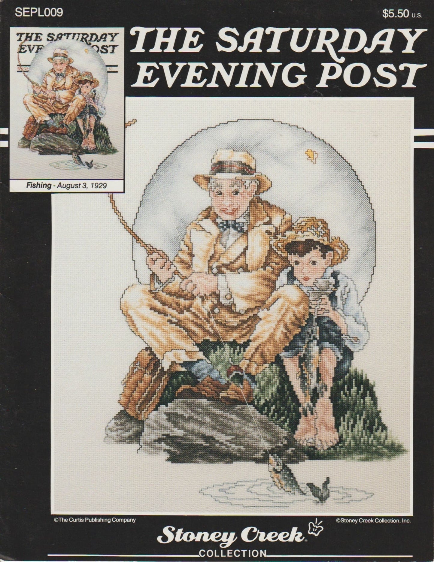 Stoney Creek Fishing SEPL009 cross stitch pattern