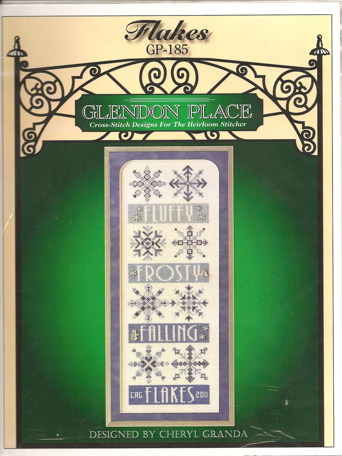 Glendon Place Flakes GP-185 Winter cross stitch pattern