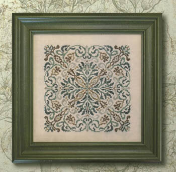 Ink Circles Forest Flower M47 cross stitch pattern