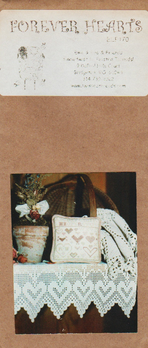 Ewe & Eye Forever Hearts EEF170 cross stitch pattern