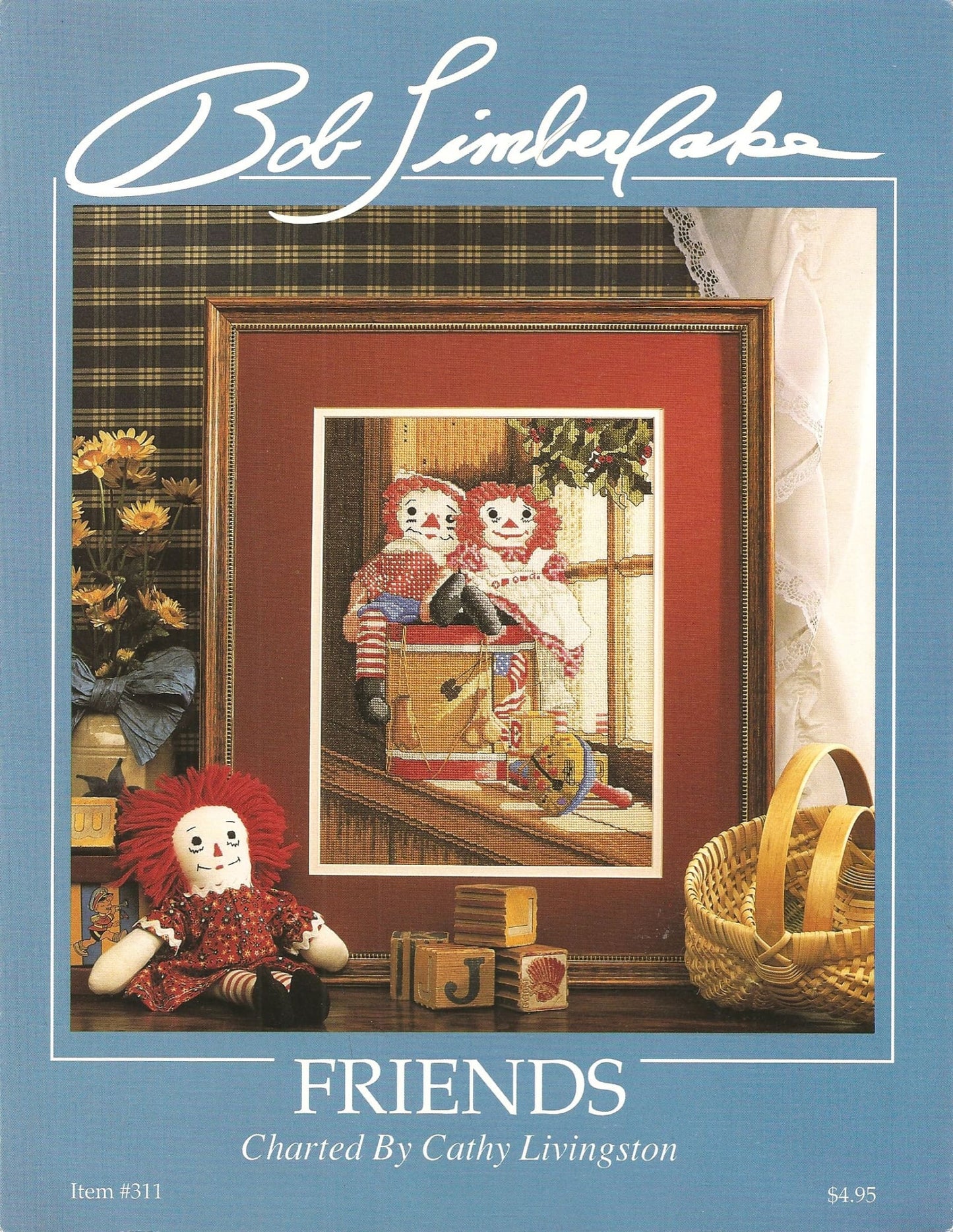 Just Crossstitch Friends Raggety Anne and Andy Cross stitch pattern