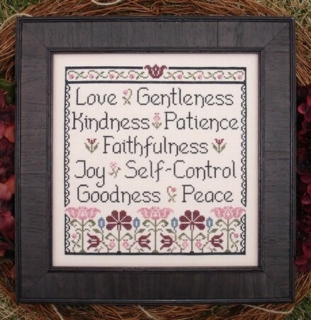 My Big Toe Fruit of the Spirit cross stitch pattern