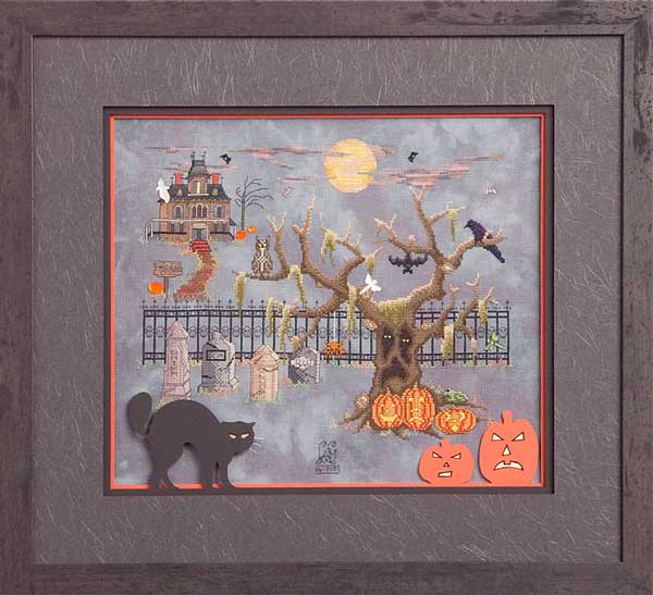 Glendon Place Grimm, Glum and Gloom on Halloween GP-105 cross stitch pattern
