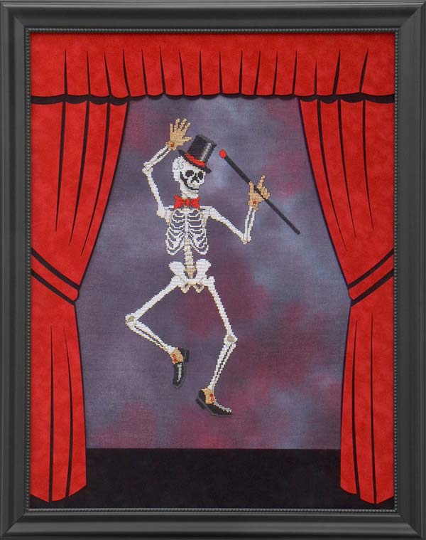 Glendn Place Mr. Bone Jangles GP-129 halloween cross stitch pattern