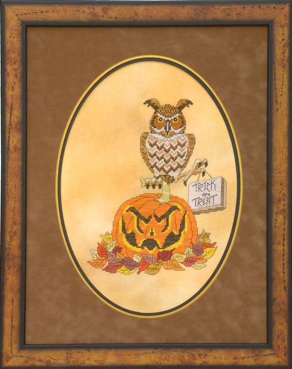 Glendon Place Whooo’s There? GP-131 owl cross stitch pattern
