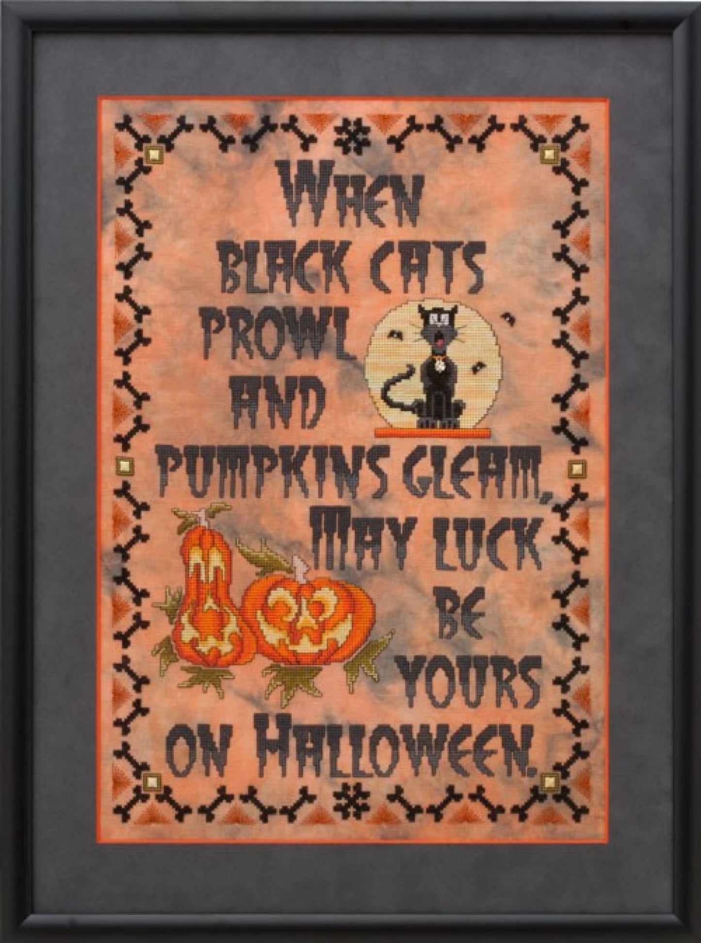 Glendon Place Halloween Luck GP-180 cross stitch pattern