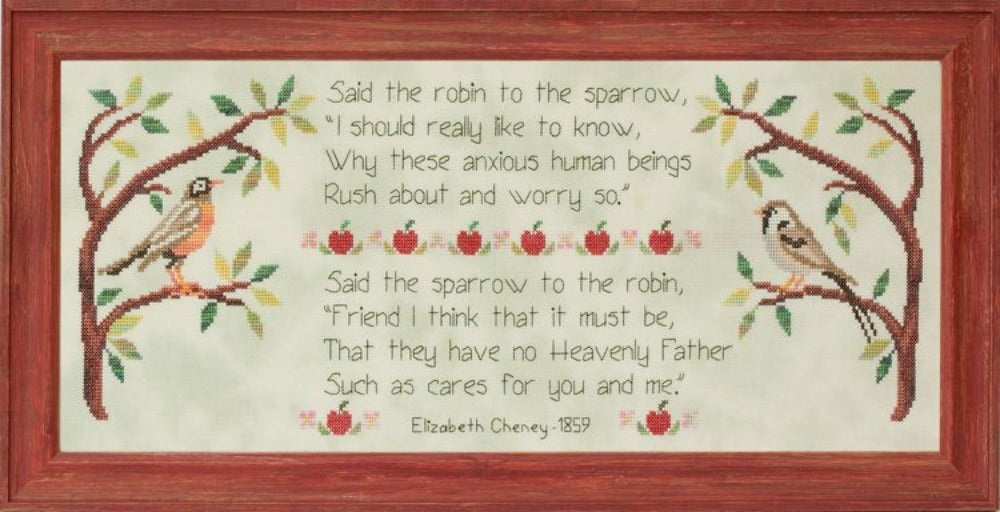 Glendon Place Overheard In An Orchard GP-246 cross stitch pattern