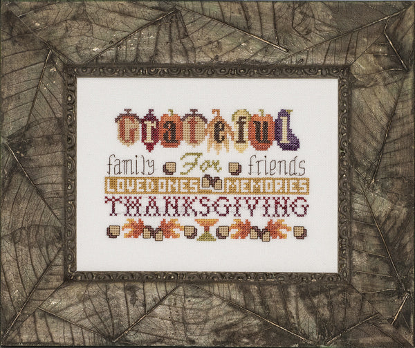 Glendon Place Grateful GP-285 cross stitch pattern