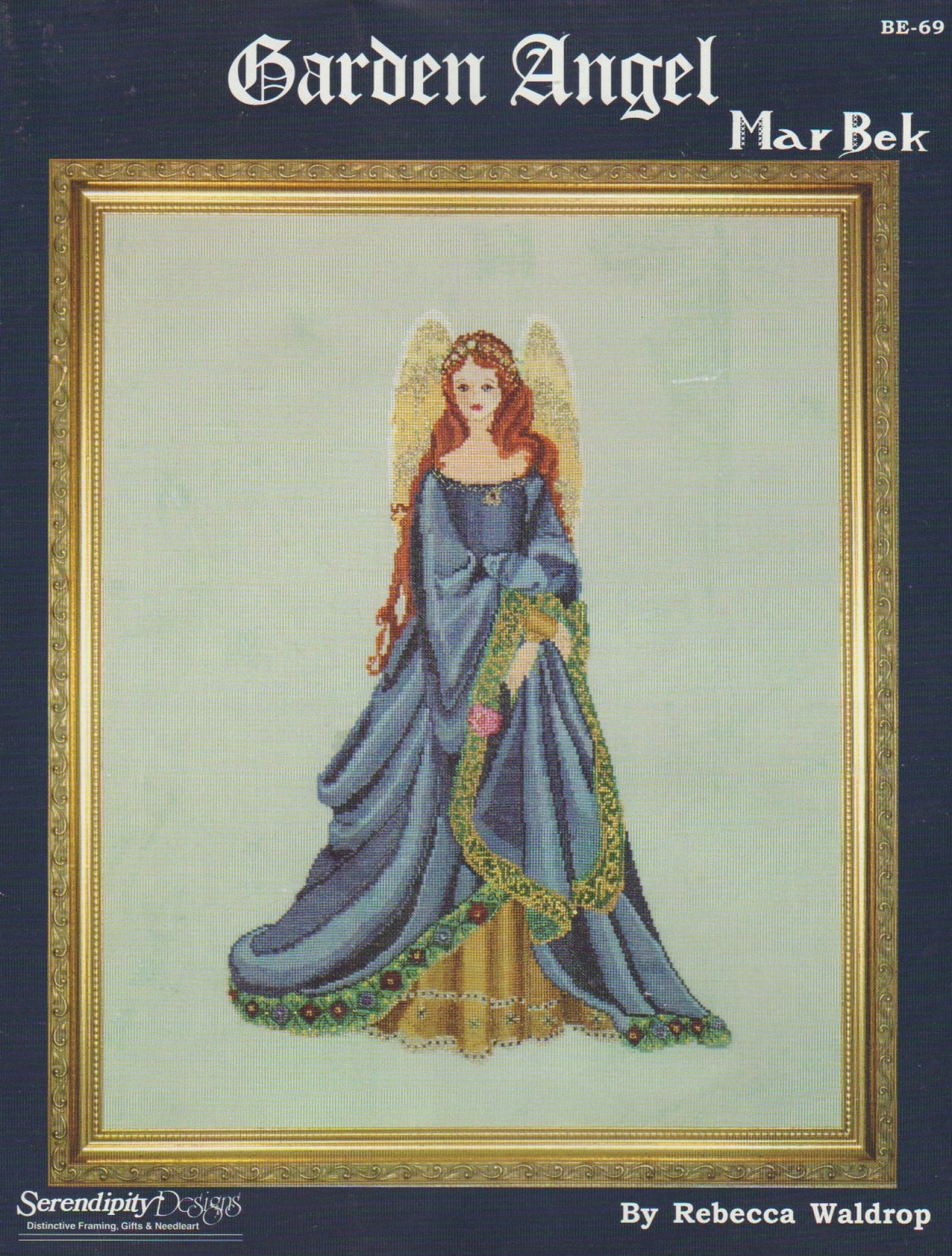 Serendipity Designs MarBak Garden Angel BE-69 cross stitch pattern