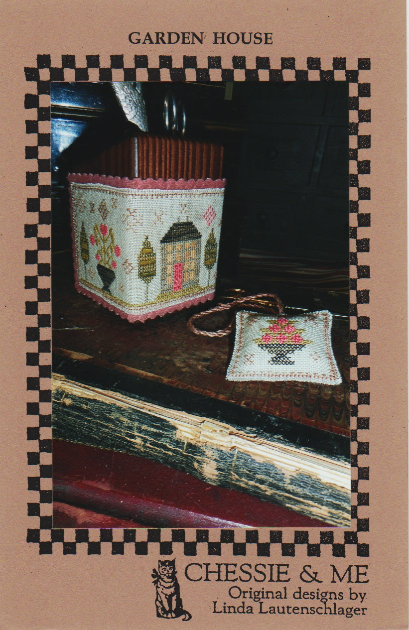 Chessie & Me Garden House cross stitch pattern