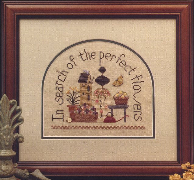 Heart in Hand Garden Party cross stitch pattern