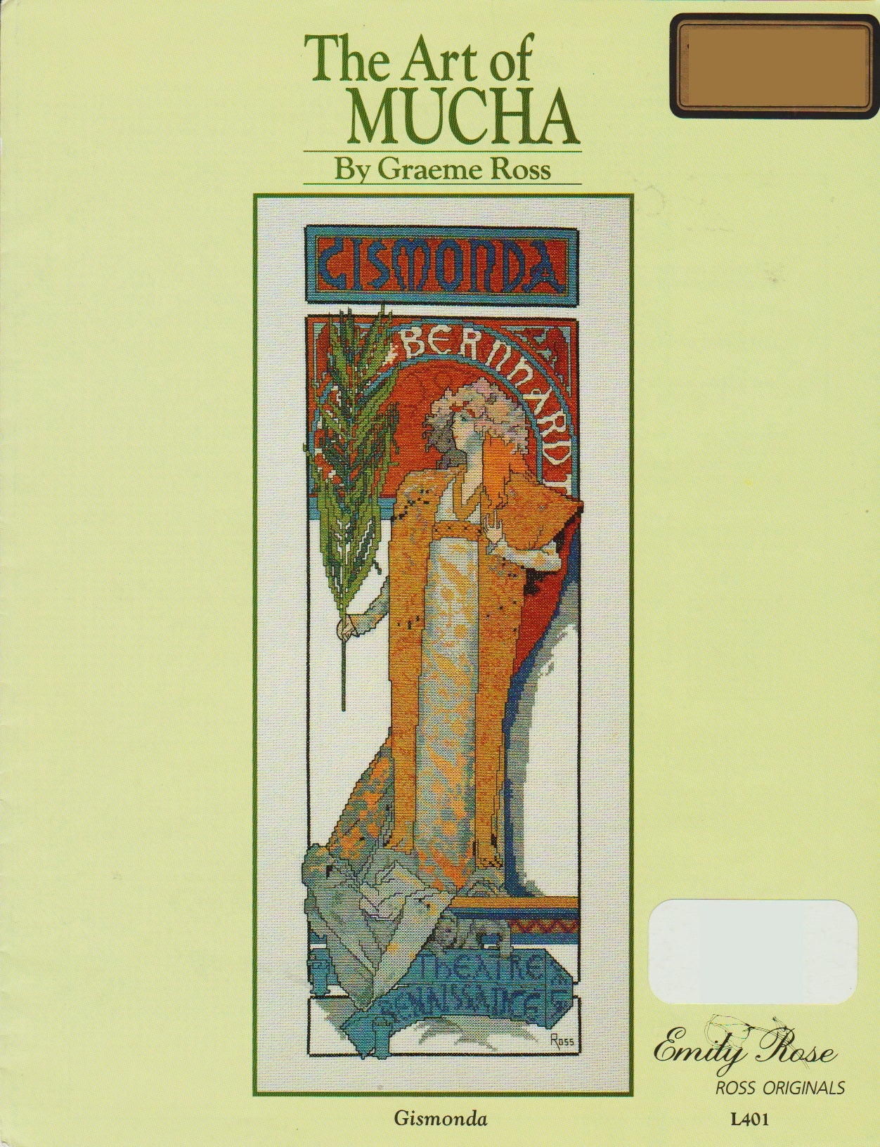 Ross Originals Gismonda cross stitch pattern