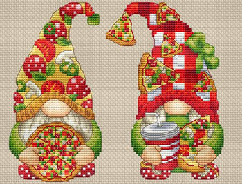 Gnome Pizza pattern