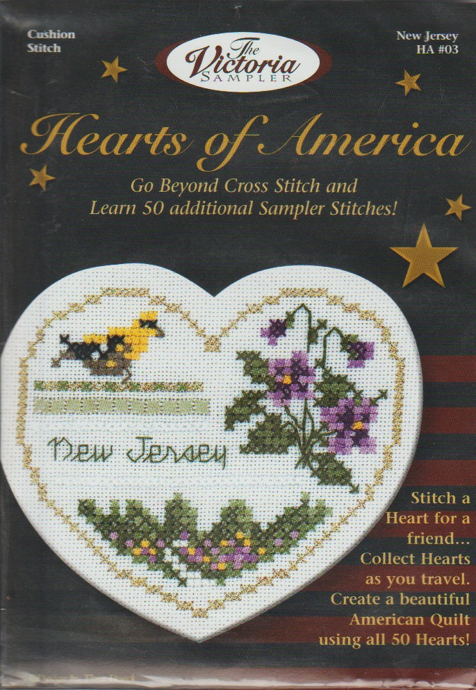 Hearts of America New Jersey kit Sandra's Stitch Stash