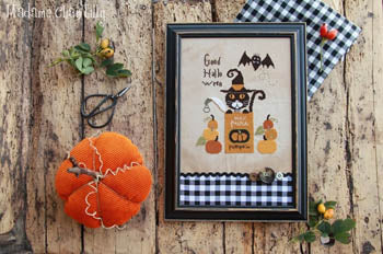 madame Chantilly Halloween Can cross stitch pattern