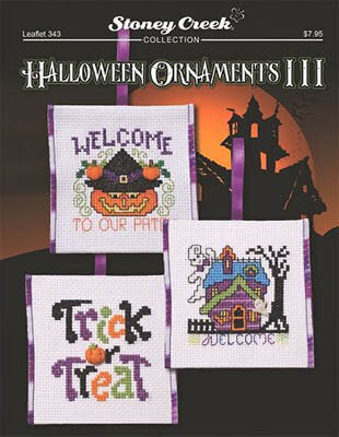 Stoney Creek Halloween Ornaments III LFT343 cross stitch pattern