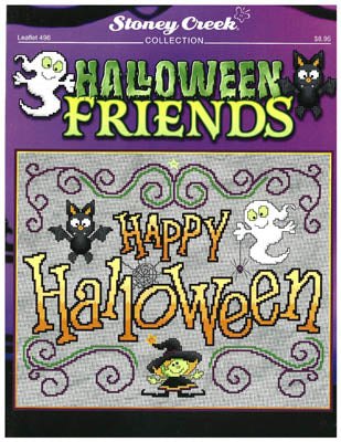 Stoney Creek Halloween friends LFT496 cross stitch pattern