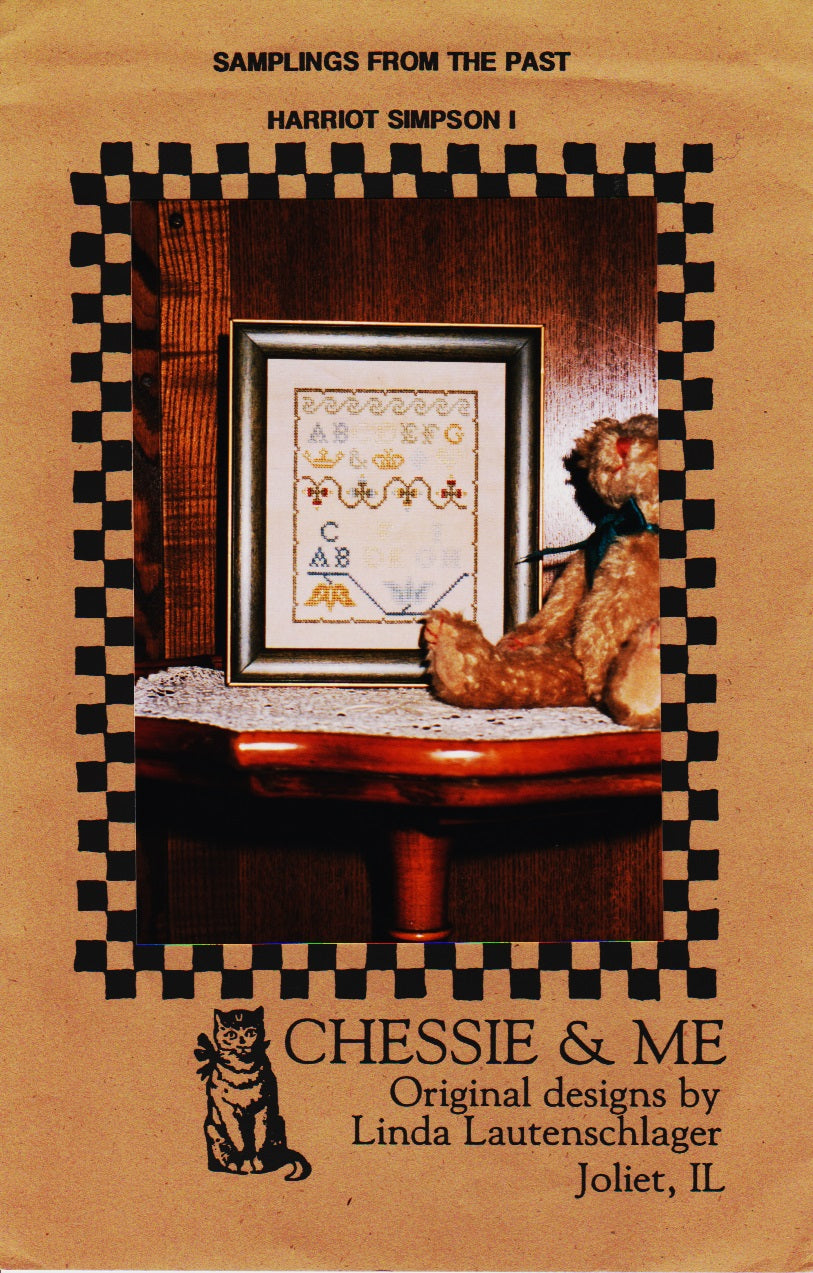 Chessie & Me Harriot Simpson I cross stitch sampler pattern