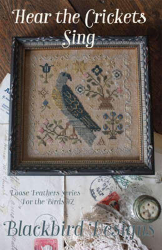 Blackbird Designs Hear the Crickets Sing cross stitch pattern