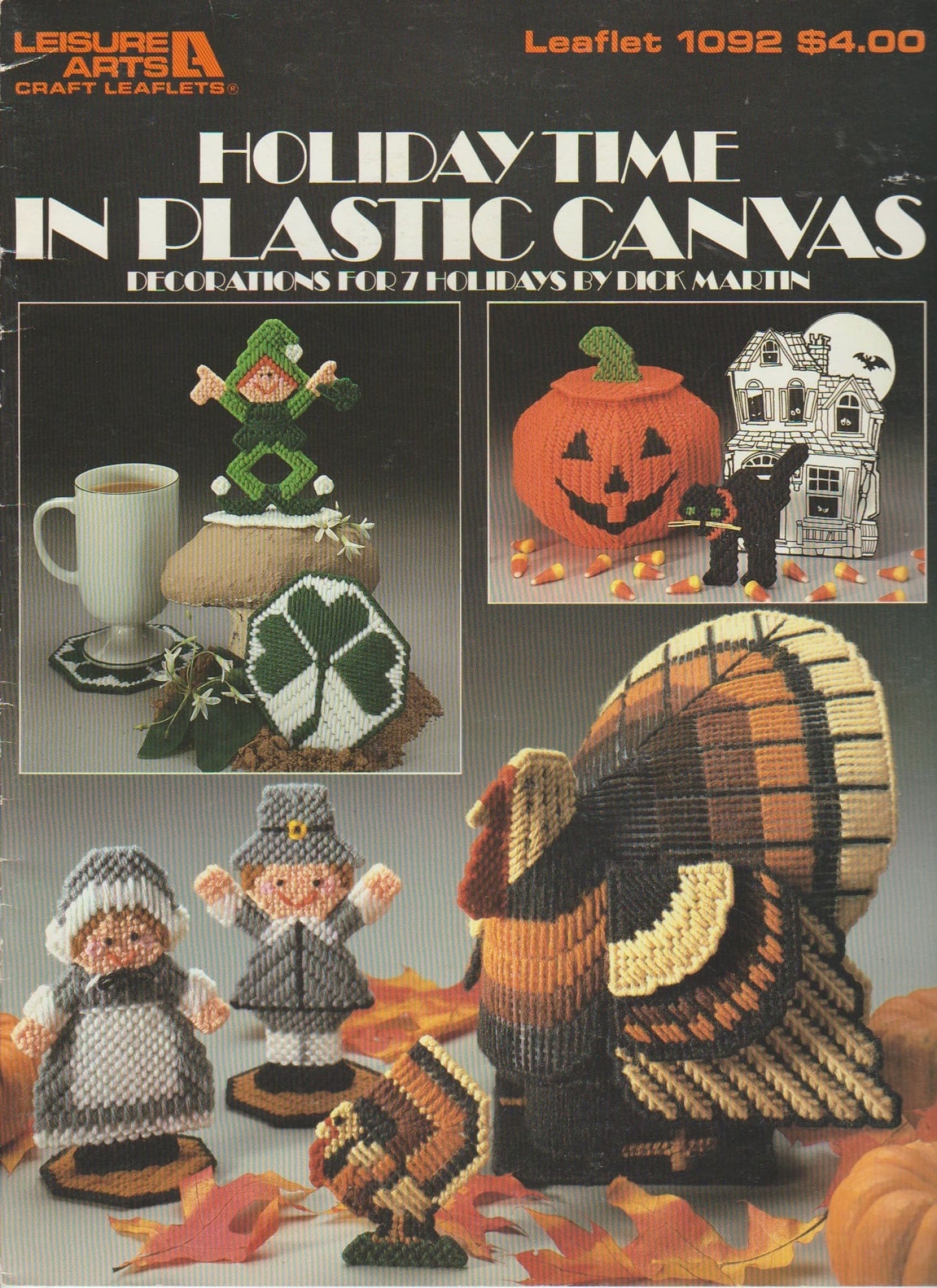 Leisure Arts Holiday Time in Plastic Canvas 1092 plastic canvas pattern