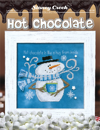 Stoney Creek Hot Chocolate LFT591 cross stitch smnowman pattern