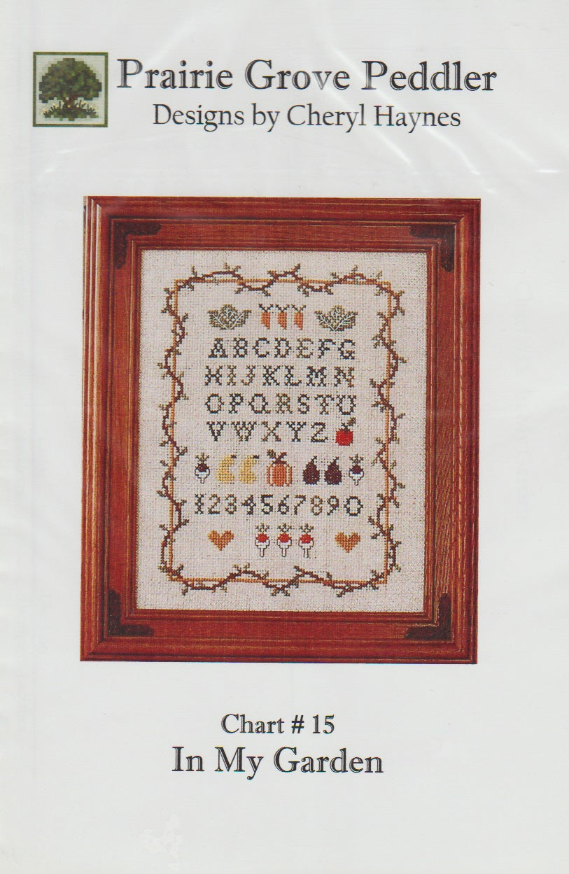 Prairie Grove Peddler In My Garden cross stitch pattern