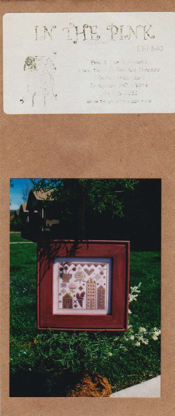 Ewe & Eye In The Pink EEF540 cross stitch pattern