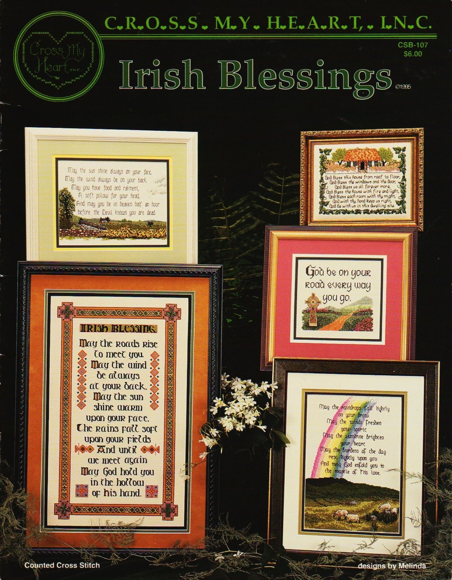 Cross My Heart Irish Blessings CSB-107 cross stitch pattern