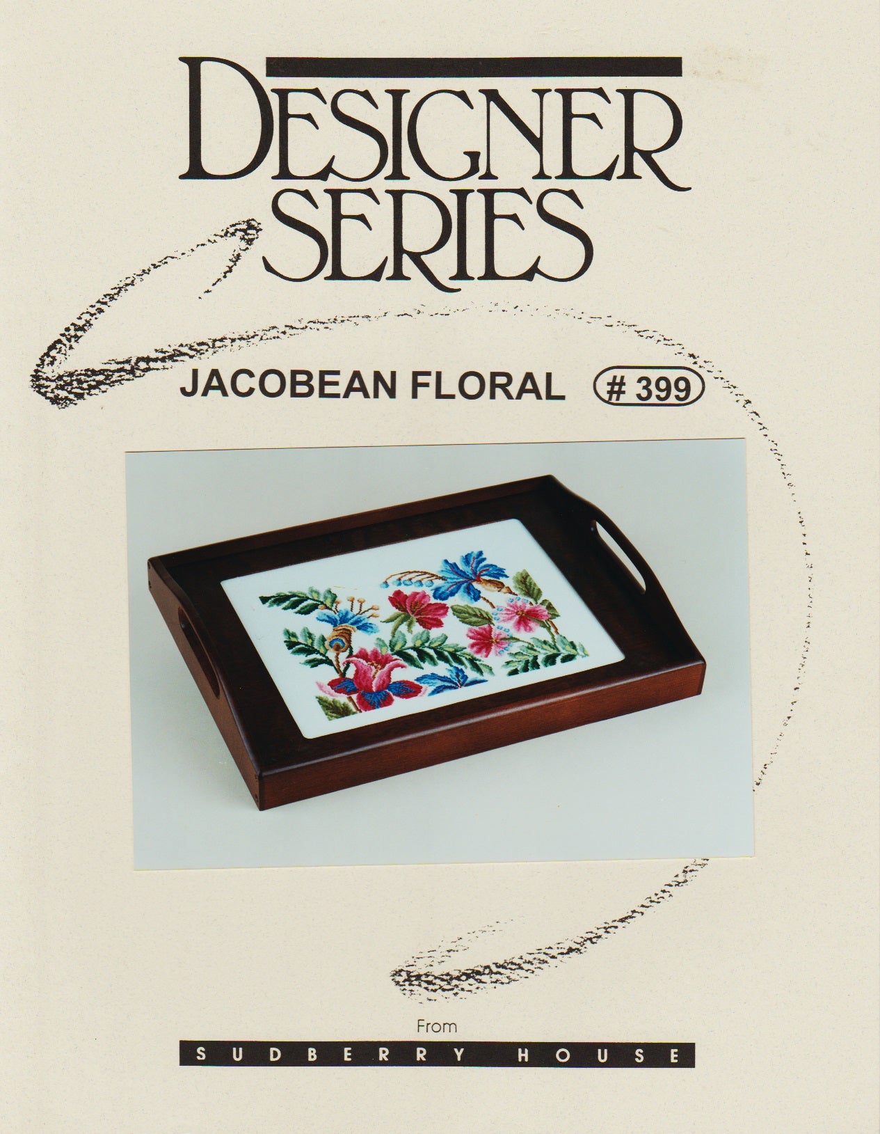 Sudberry House Jacobean Floral 399 flower cross stitch pattern