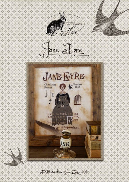 The Primitive Hare Jane Eyre cross stitch pattern