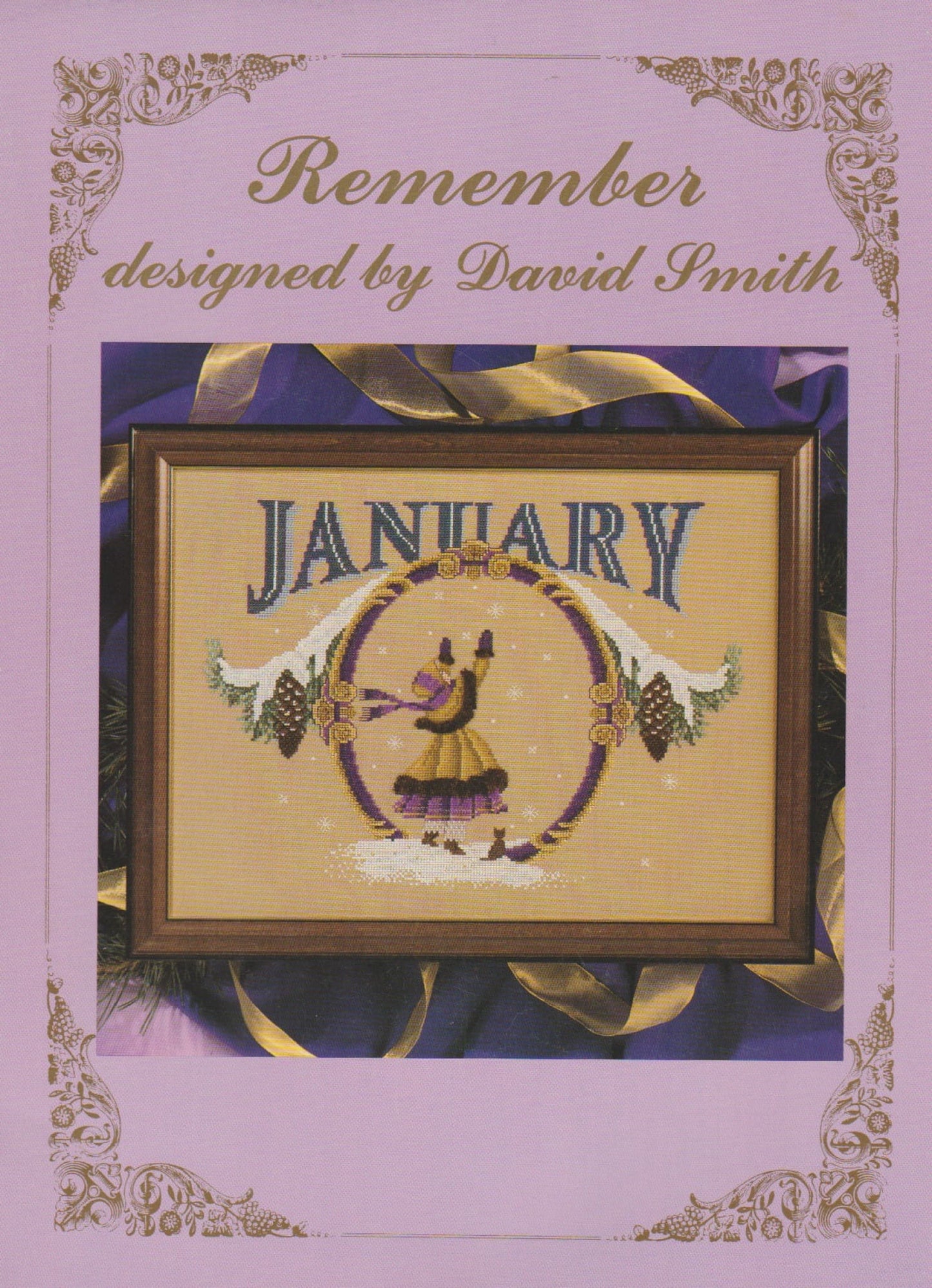 David Smith Remember January cross stitch pattern