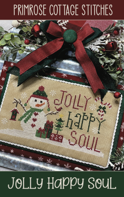 Primrose Cottage Stitches Jolly Happy Soul christmas cross stitch pattern