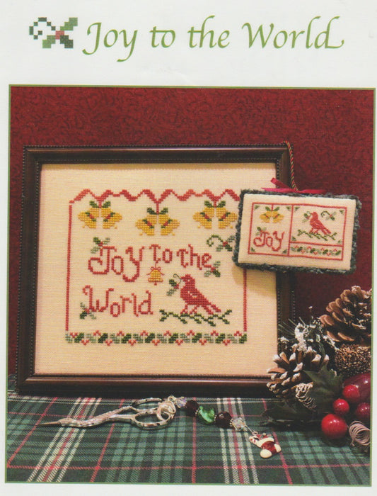 ScissorTail Designs Joy To The World christmas ornament cross stitch pattern