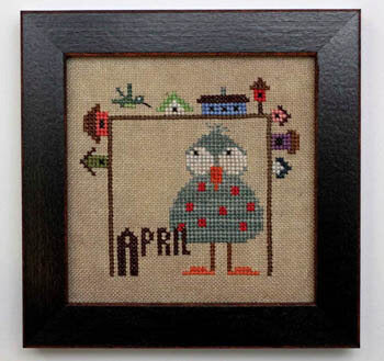 Heart In Hand Joyful Journal - April cross stitch pattern