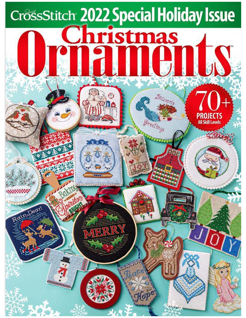 Just Cross Stitch 2022 Christmas Ornaments magazine