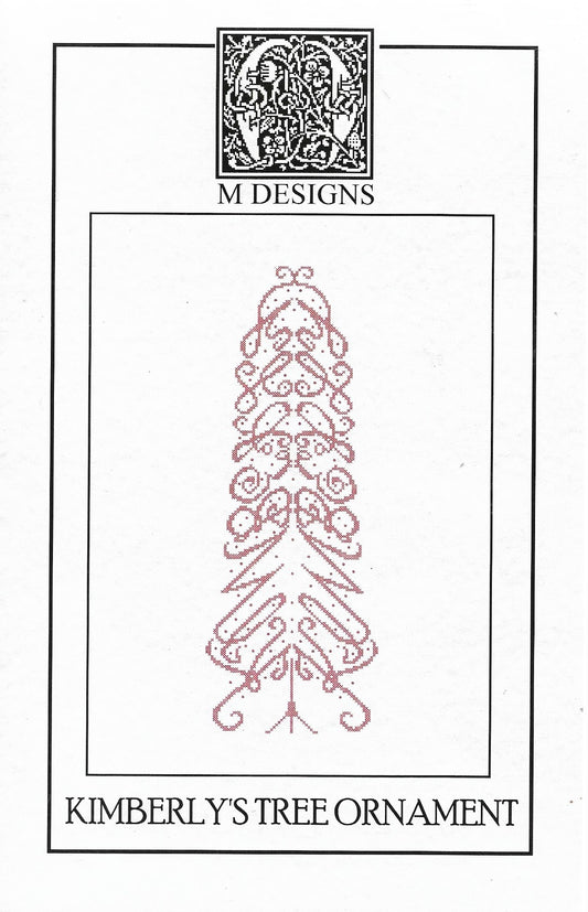 M Designs Kimberly's Tree Ornament christmas cross stitch pattern