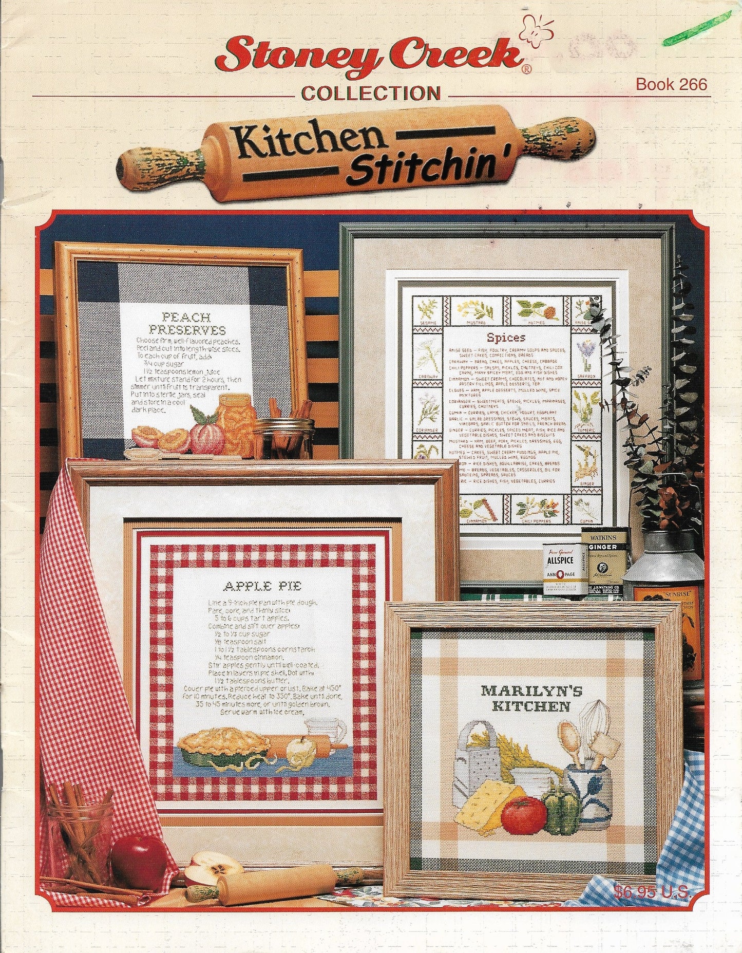 Stoney Creek Kitchen Stitchin' BK266 cross stitch pattern