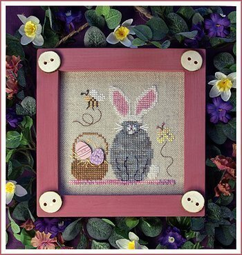 Victoria Sampler Kitty Bun Bun cross stitch pattern