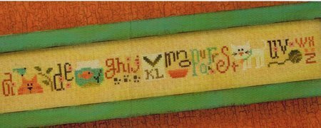 Lizzie Kate Kitty String S114 cross stitch pattern