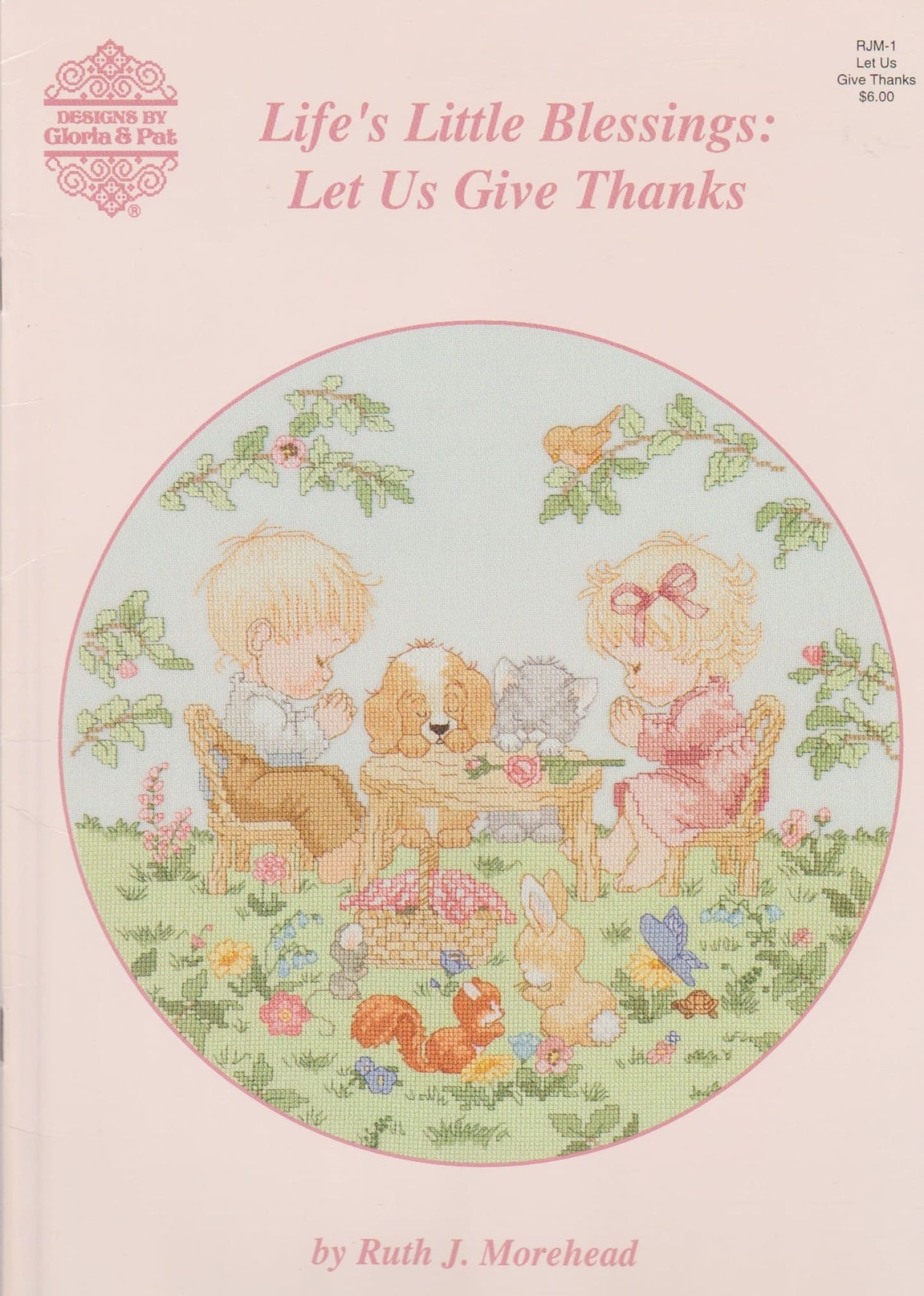 Gloria & Pat Let Us Give Thanks RJM-1 cross stitch pattern