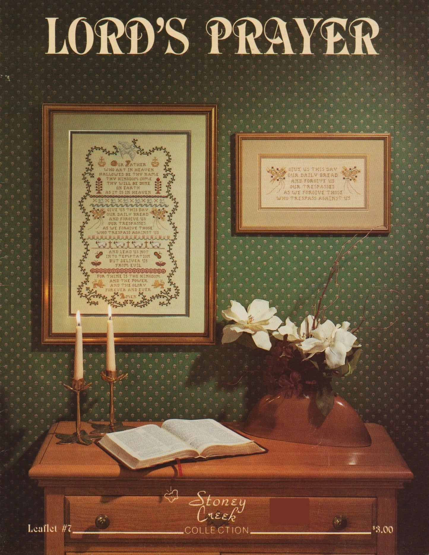 Stoney Creek Lord's Prayer LFT7 religious cross stitch pattern