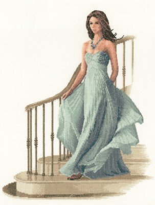 Heritage Crafts Louisa cross stitch kit