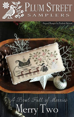 Plum Street Merry Two cross stitch pattern