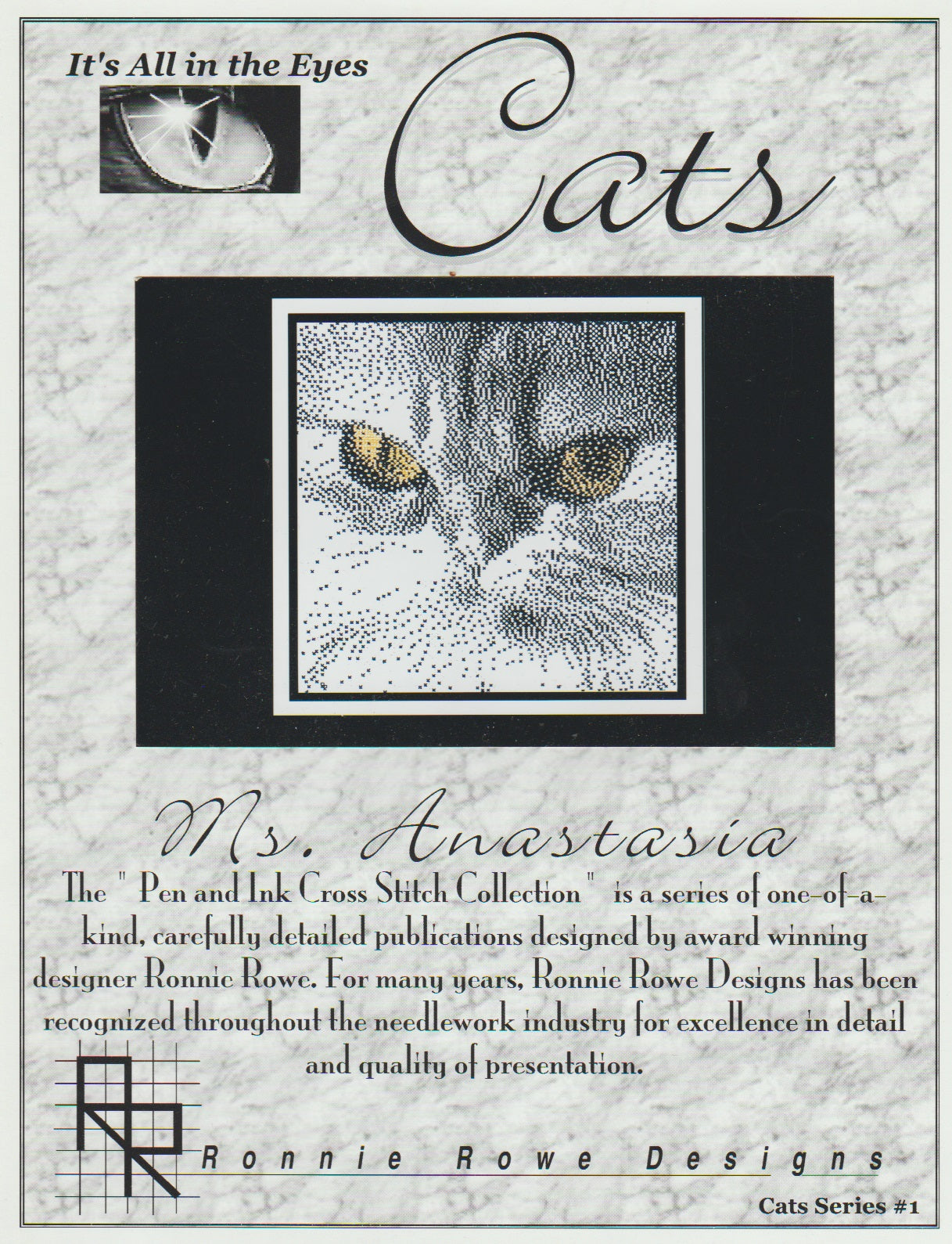 Ronnie Rowe Ms. Anastasia cross stitch pattern