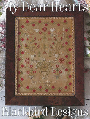 Blackbird Designs My Dear Hearts cross stitch pattern