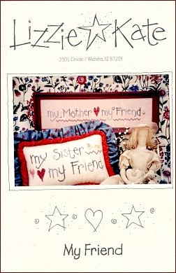 Lizzie Kate My Freind LK026 cross stitch pattern