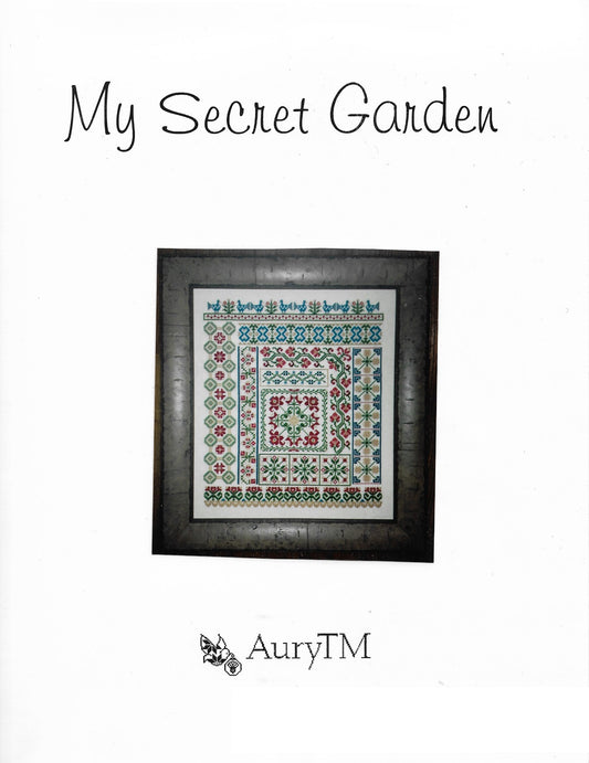 AuryTM My Secret Garden cross stitch pattern