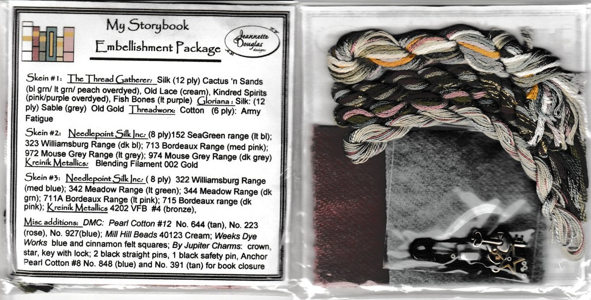 Jeanette Douglas Designs My Storybook JDD103 Embellishment pack