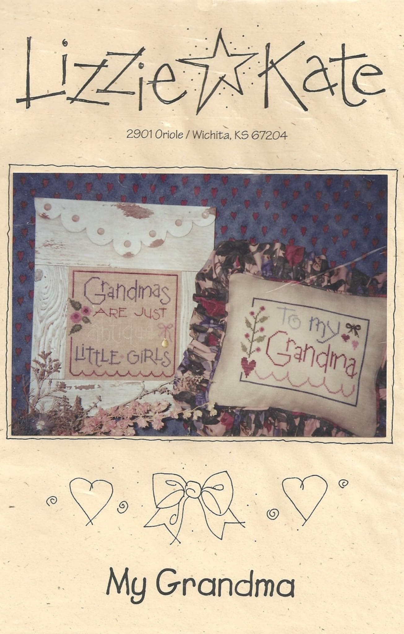 Lizzie Kate My Grandma LK028 cross stitch pattern