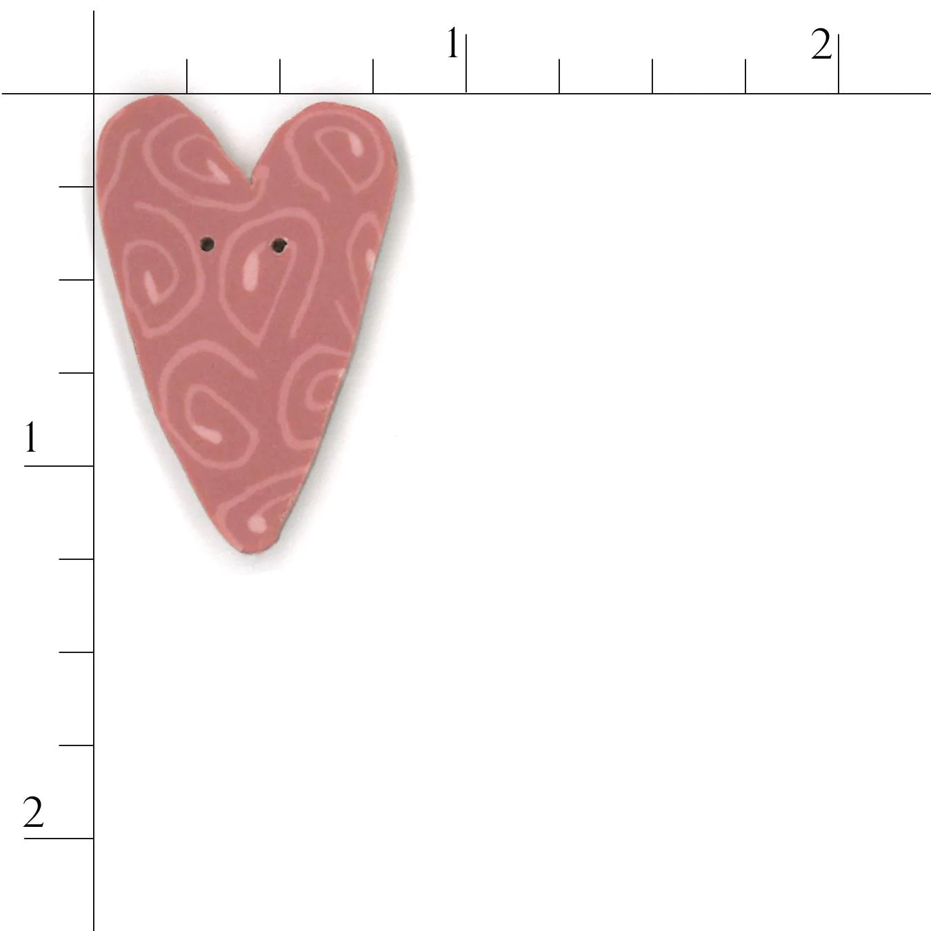 Rose Nancy's Heart NH1048 Buttons